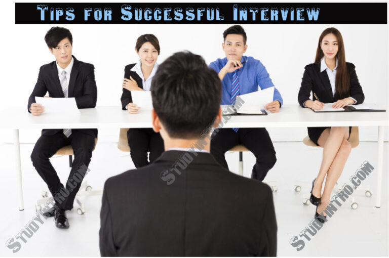 Tips To Get Success In Interview(Successful Interview). - Study Intro