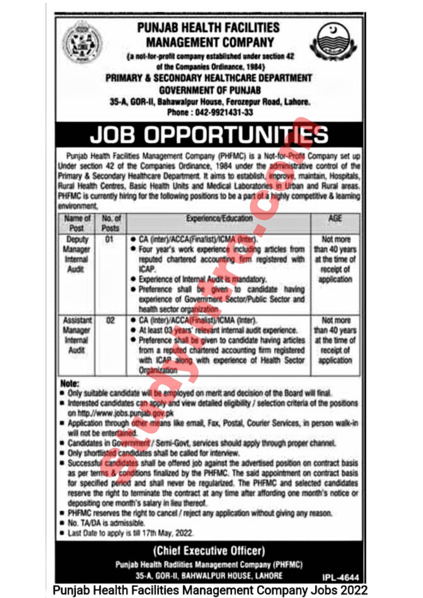 Jobs in Punjab